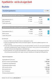 huis krediet berekenen