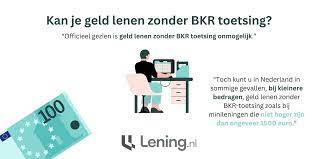 1500 euro lenen zonder bkr toetsing